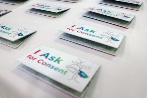Informational pamphlets about consent were laid out on the table for students to read and share with others. Educating people on what consent is can be one step closer to putting a stop to sexual assault and violence on college campuses. Asking for consent is important in any relationship, whether it is platonic or not. Consent can make the relationship feel comfortable and can be better for both of the persons involved. Consent is also important and should be taken into consideration when texting or going online.