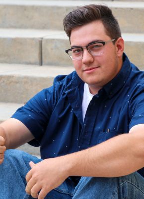 Sophomore Journalist Major, Calen Moore, earned second runner up as Journalist of the year.