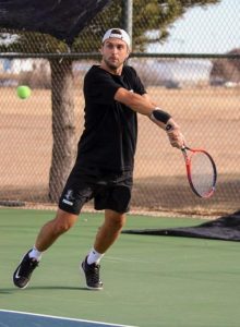 The men's tennis team has a lot of unfinished business and practiced all fall like they mean to finish it. Last year, they were on tract for a team national championship as one of the top ranked in the nation. Most of the team came back for another season.